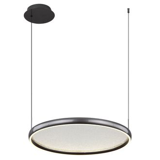 Globo Lighting L&aacute;mpara Colgante - Briggs - Negro - Metal - L&aacute;mpara De