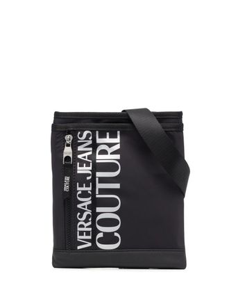 Versace Jeans Couture Borsa a tracolla con stampa - Nero