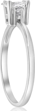 Pompeii3 1/3 Marquise Diamond Engagement Ring 10k White Gold