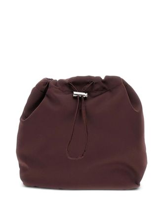 Plan C drawstring-fastening clutch bag - women - Polyester - One Size - Brown