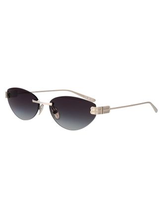Balenciaga BB0486S Silver Metal Cat-Eye Sunglasses - Silver