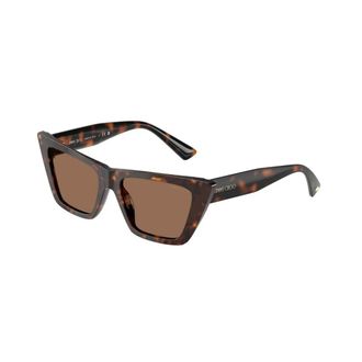 Jimmy Choo London Sunglasses, female, Brown, Size: 53 MM Authentic Premium Quality Glasses with Top-notch Service