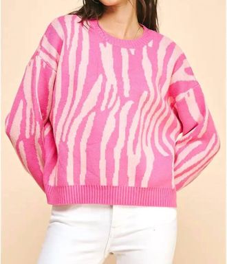 Pinch Design Wild Thing Sweater In Pink