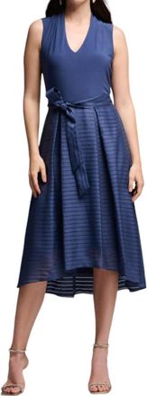 Joseph Ribkoff Silky Knit Dress In Midnight Blue