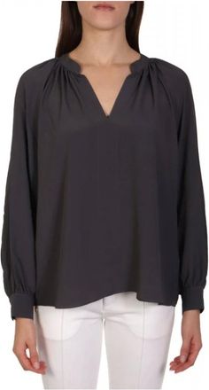 Marella Mujer, Blusas y Camisas, Gris, Talla: M