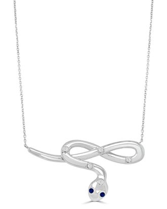 Sabrina Designs 14K 1.13 Ct. Tw. Diamond Snake Necklace