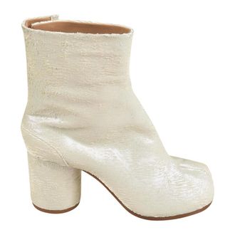 Maison Margiela Heeled Boots, female, Beige, 5 1/2 UK, Stylish Boots for Fashionable Look