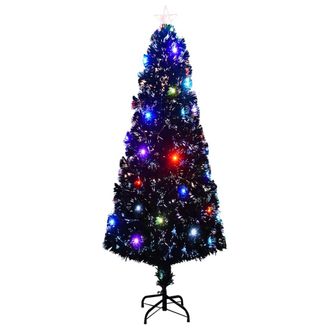 vidaXL Vidaxl - Rbol De Navidad Con Luces Y Soporte Fibra &Oacute;ptica 240 Cm