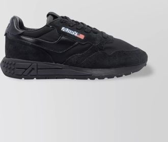 Autry round toe suede low top sneakers