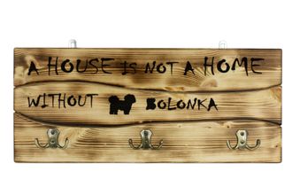 OEM Bolonka, Bolonka Rusa Colorida: Percha Con Forma De Perro, Expositor De Medallas, Decoraci&oacute;n Del Hogar De Art-dog