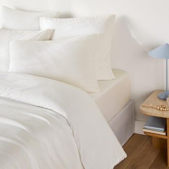 La Redoute Interieurs Dekbedovertrek tetra/gewassen katoen, Kumco