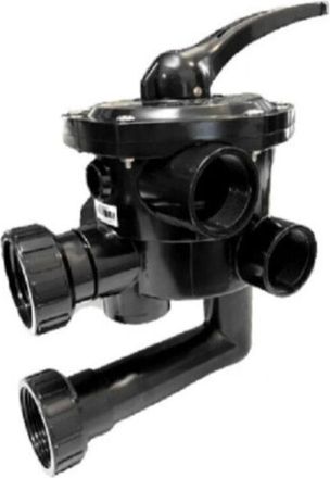 AquaLuxBad Kit De V&aacute;lvula De 6 V&iacute;as 11/2 Para Filtro De Piscina Lateral Vitalia
