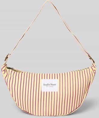 Studio Noos Bauchtasche mit Logo-Patch Modell Poplin in GELB, Gr&ouml;&szlig;e 1