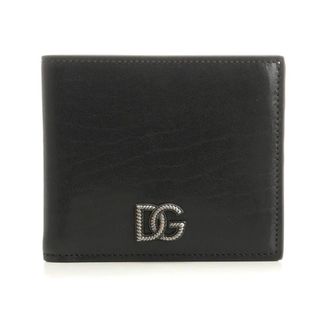 Dolce & Gabbana Tempesta Calfskin Wallet - male - Dolce & Gabbana - Wallets & Cardholders - Black - ONE SIZE - Accessories