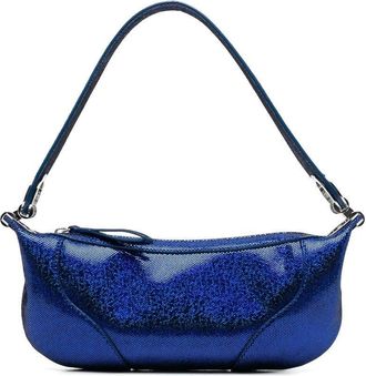 by FAR mini Amira disco-dot bag - women - Calf Suede - One Size - Blue