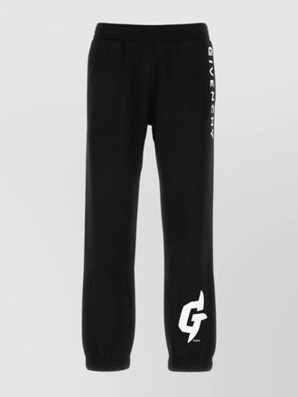 Givenchy cotton joggers with elasticated cuffs and waistband
