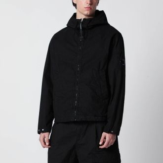 C.P. Company Black cotton zip-up jacket