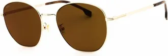 HUGO BOSS Brown Mirror Round Mens Eyeglasses BOSS 1671/F/SK 0J5G/MT 56