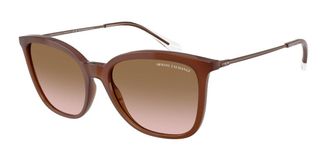 A|X Armani Exchange AX4151SF Asian Fit 836511 Womens Sunglasses Brown Size 55