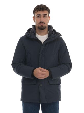 Woolrich Giubbino con cappuccio Cloud artic parka Blu Woolrich Uomo