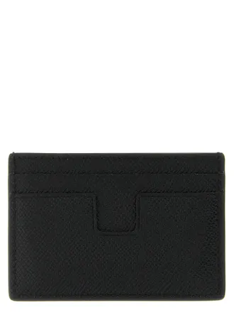 Tom Ford Textured Leather Card Case - Black