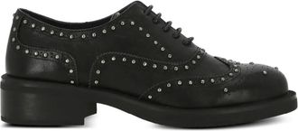 Bruno Premi Liv Saota stud-embellished oxford shoes - women - Calf Leather/Calf Leather/Rubber - 36 - Black