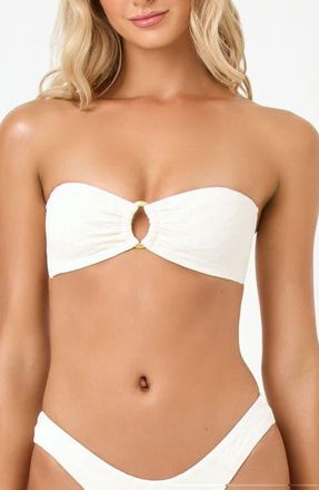 L*Space Jasper Bandeau Bikini Top in Cream at Nordstrom, Size X-Small