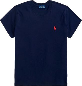 Polo Ralph Lauren T-shirt girocollo Classic-Fit - - Tops - Donna - Blu - M
