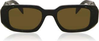 Prada PR 17WS Asian Fit 19D01T Womens Sunglasses Black Size 49