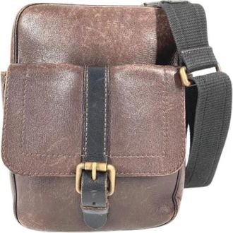 Louis Vuitton Pre-owned Pochette Schoudertas - Heren - Vintage Schoudertas - Bruin - ONE Size - Leer - Vintage