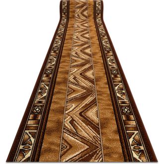 RugsX Alfombra De Pasillo Bcf Opal Dorado Oscuro 200 Cm Beige 200x360 Cm