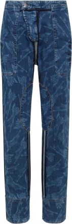 Dsquared2 Blue Straight Mid Rise Jeans