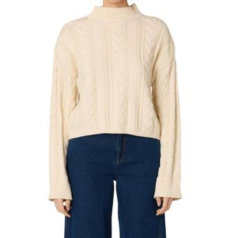 Cleobella Janie Sweater Top In Ivory