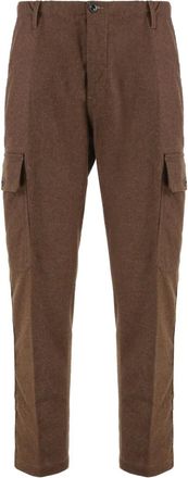 Slowear flap-pocket trousers - Brown