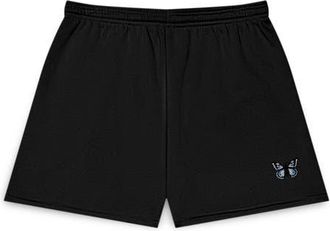 Dalix Womens Butterfly Jogger Sweatshort in Black at Nordstrom, Size Xx-Large