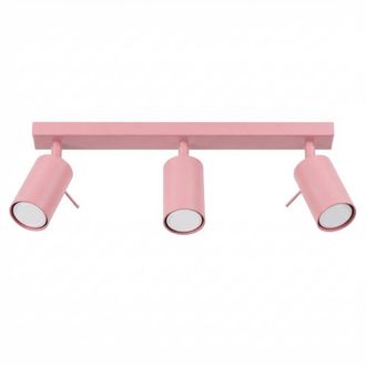 Sollux Lighting Plafone rosa acero alt. 16 cm