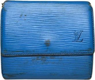 Louis Vuitton Pre-owned Wallets, female, Blue, Size: ONE SIZE Pre-owned Vintage Leather Wallet