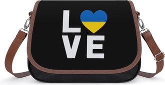 Generic I Love Ukraine Fashion Womens Crossbody Bags Novelty Handbag Shoulder Bag Purse
