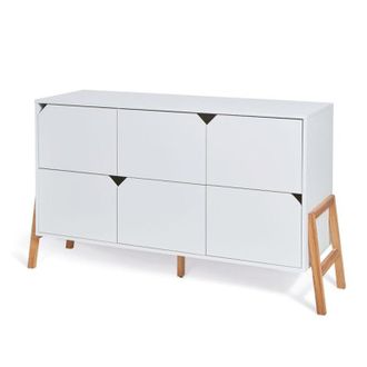 OEM Commode 6 Tiroirs Bellamy Lotta Blanc