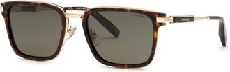 Chopard Havana Groene Zonnebril - unisex - Zonnebrillen - Bruin - 57 MM - Accessoires