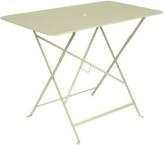 Fermob Rectangular table Bistro - Green - Painted steel - Designer Frédéric Sofia