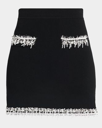 SIMKHAI Soraya Embellished Mini Skirt