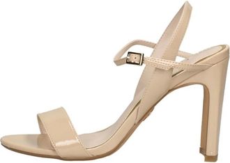 Buffalo Jean Neat High Heel Sandalen - Dames - Sandalen met hakken - Beige - 40 EU - Schoenen