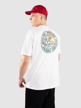 Santa Cruz Paradise Break T-Shirt weiss