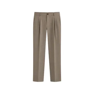 Amaranto Amar&aacute;nto - Kostuumbroek - Heren - Broeken - Beige - Maat: M Wol