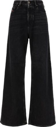 Diesel Wide Jeans - Dames - Loose Fit Jeans - Zwart - W26 - Jeans