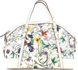 Gucci Nice Top Handle Bag Flora Coated Canvas Medium satchel - Veelkleurig