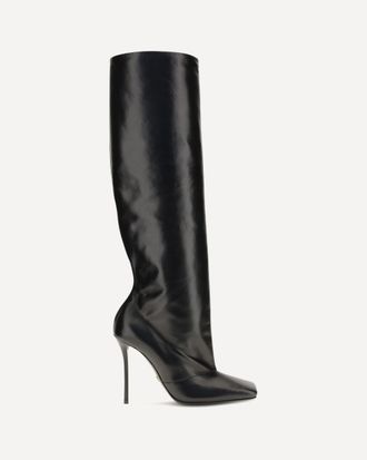 Dolce & Gabbana Calfskin Tall Boots Female 37.5
