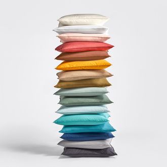 La Redoute Interieurs Effen plat laken in gewassen katoen, Scenario