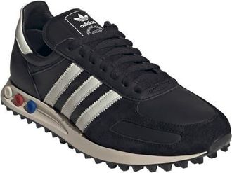 adidas Gender Inclusive LA Trainer OG Made in USA Sneaker in Core Black/White/Carbon at Nordstrom, Size 10 Womens